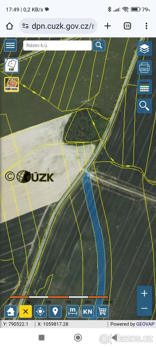 Pronajmu pole/ornou pudu Týček, okres Rokycany