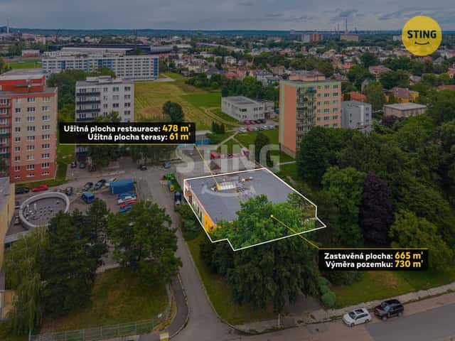 KOMERČNÍ BUDOVA U OSTRAVAR ARÉNY | 539 m² | Pozemek , 136304, okres Ostrava-město