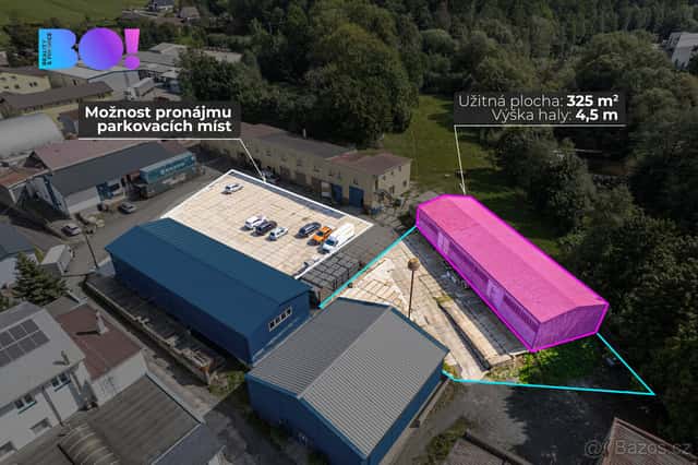 Pronájem skladového prostoru, 325 m², ul. Žihla Jablunkov, okres Frýdek-Místek