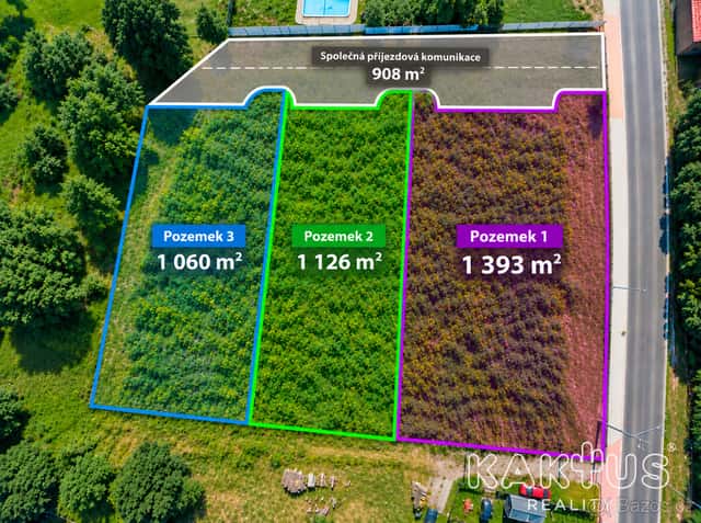Stavební pozemek 1 126 m² Jeseník - Bukovice, okres Jeseník