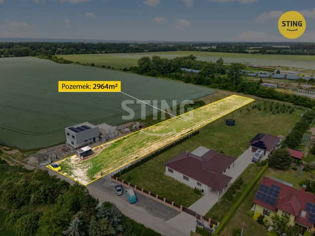 Prodej stavebního pozemku 2964 m2, 135869, okres Přerov