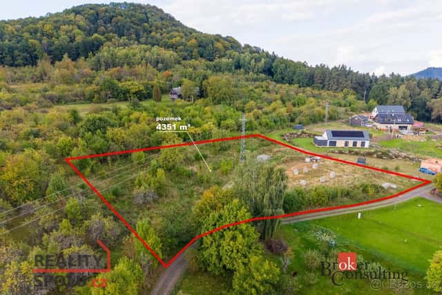 Prodej, pozemky/bydlení, 4351 m2, Svojkov, Česká Lípa [ID 89, okres Česká Lípa