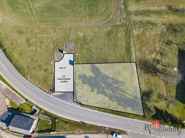 Prodej, pozemky/bydlení, 770 m2, Máslojedy, Hradec Králové [, okres Hradec Králové