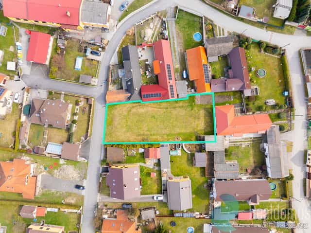 Prodej, stavební pozemek, Klenovice, 719 m2, okres Tábor