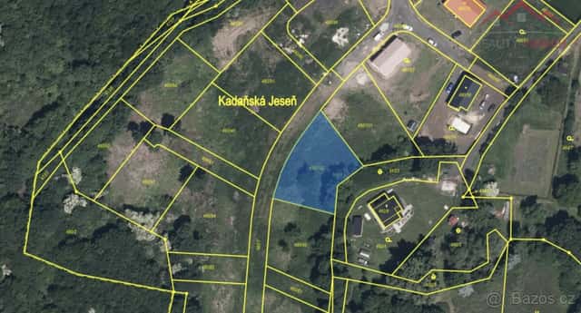 Prodej stavebního pozemku (1031 m2) Kadaňská Jeseň, okres Chomutov