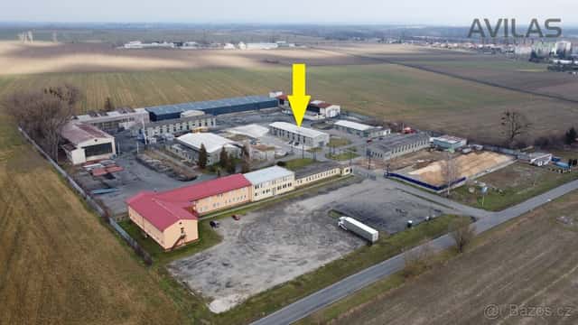 Pronájem výrobních a skladových hal Kojetín, okres Přerov