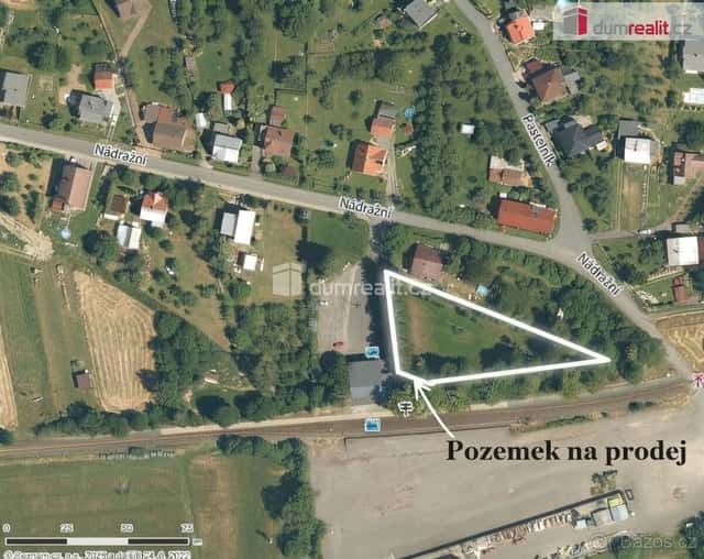 Prodej pozemku, 1978 m2, Nádražní, Mořkov, okres Nový Jičín