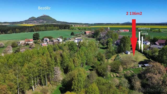 Stavební pozemek 2 136 m², Hlínoviště u Bělé pod Bezdězem, okres Mladá Boleslav