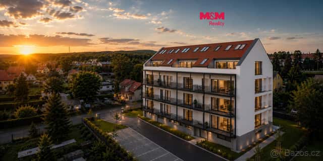 Novostavba bytu 2+KK + podkroví 72,29 m2 4.02, okres Mělník