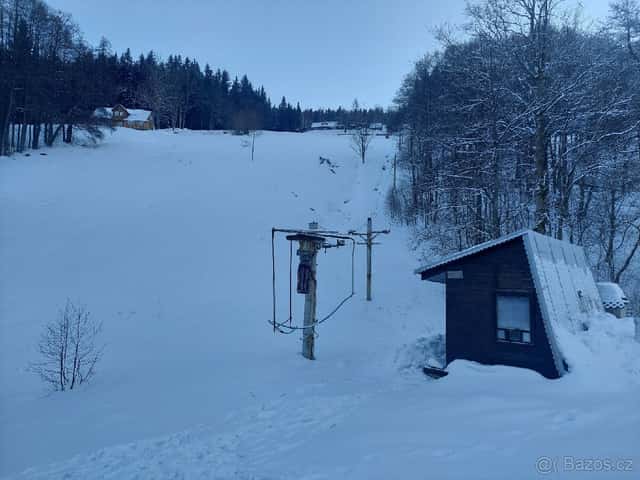 lyžařský vlek u Špindlerova Mlýna, okres Trutnov