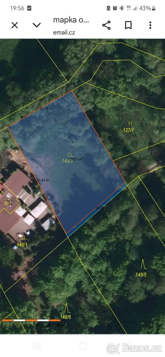 Prodej pozemku Vratimov 1560 m2, okres Ostrava-město