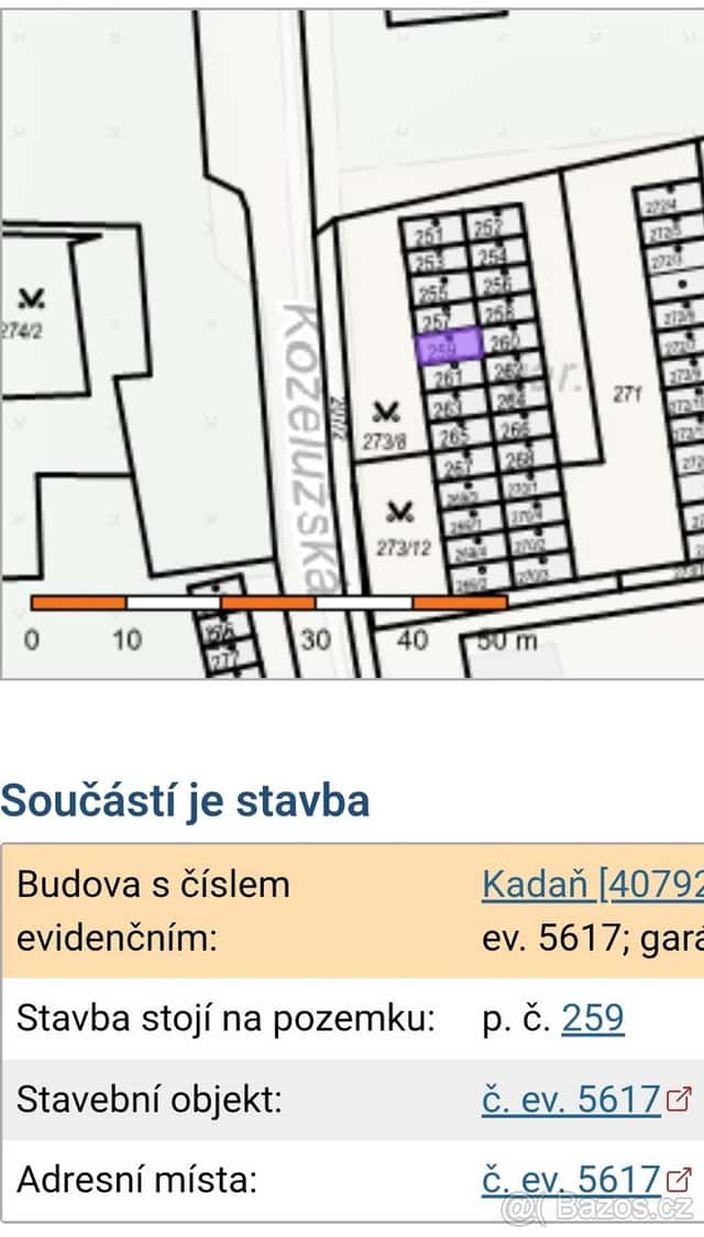 Prodám garáž v o.v. Kadaň, okres Chomutov