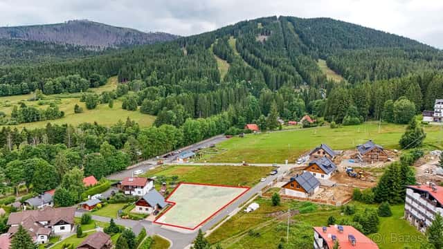 Prodej stavebního pozemku 1438 m² Železná Ruda - Špičák, okres Klatovy