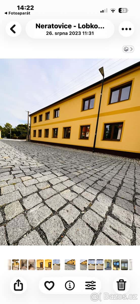 Pronájem krásného bytu 2+k.k V Lobkovicích, okres Mělník
