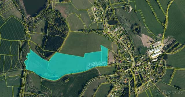 🚜 9,1 ha ZEMĚDĚLSKÉ PŮDY vcelku + vlastní VODA – Zbinohy, okres Jihlava