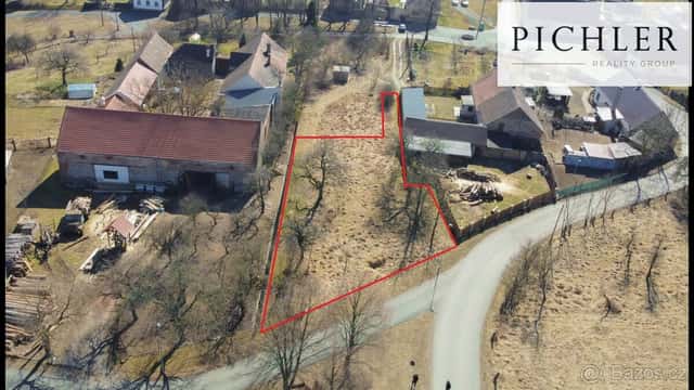 Prodej stavebního pozemku 983 m² Planá - Svahy, okres Tachov