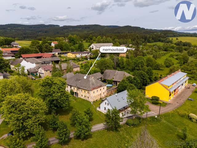Prodej rodinného domu, 500 m2, pozemek 1899 m2, Horní Planá, okres Český Krumlov