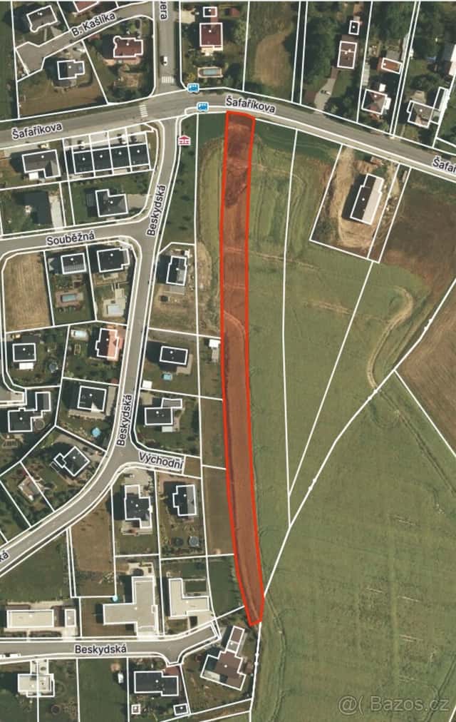 Prodej stavebního pozemku ve Valašském Meziříčí, okres Vsetín
