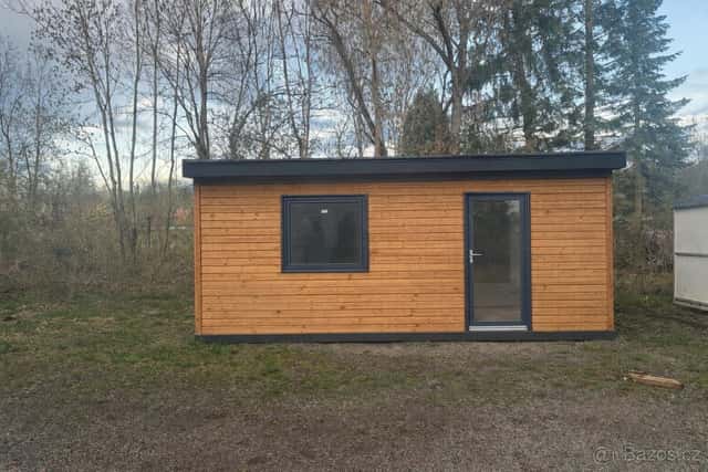 Tiny Haus / buňka 6,2x2,75 m Koupelna,WC,kuchyň, okres Plzeň-město