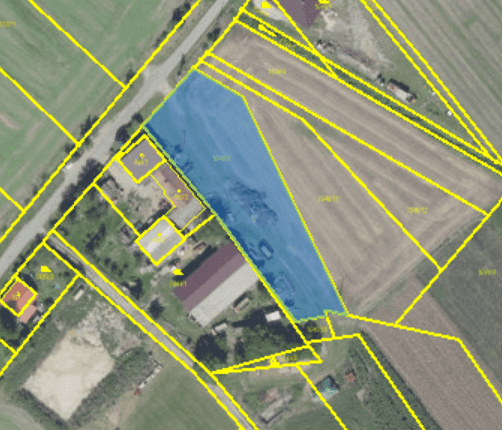 Stavební pozemek 2145 m2, Bělušice, Kolín, okres Kolín