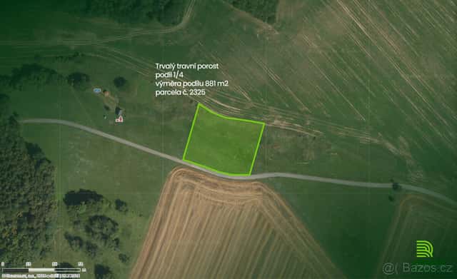 Prodej louky KÚ Vavřinec na Moravě LV 131, okres Blansko