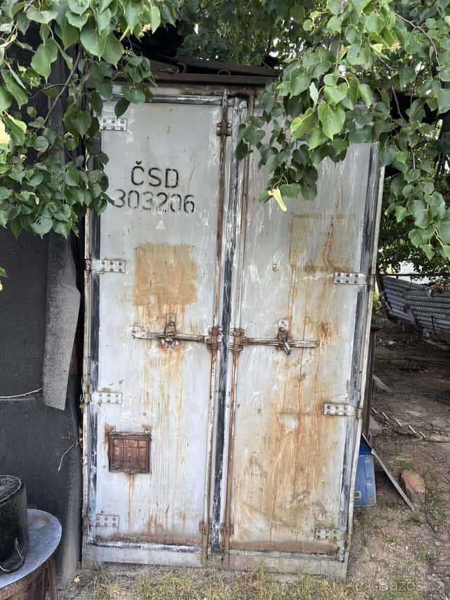 Skladový kontejner ČSD, okres Bruntál