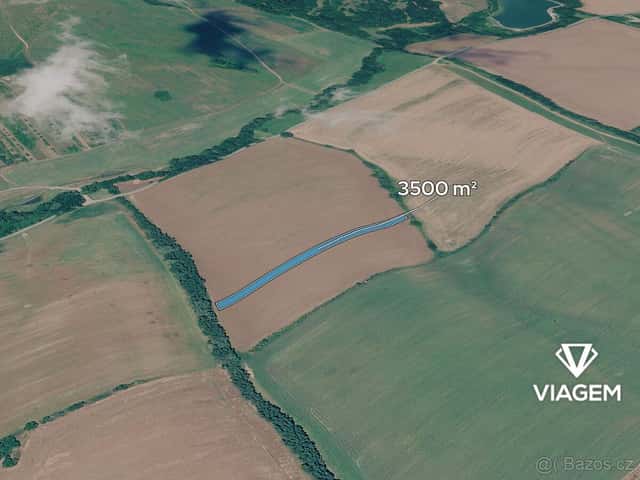 Pole 3 500 m², okres Uherské Hradiště