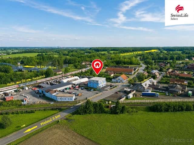 Pronájem obchodního prostoru 260 m2, Valy, okres Pardubice