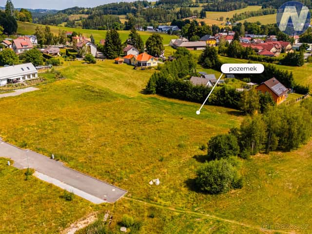 Prodej zasíťovaného stavebního pozemku 1 563 m² - Zdíkov, Šu, okres Prachatice