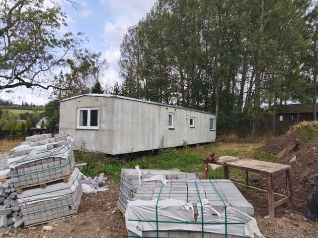 Mobilní dům 11,5 x 3,7 metrů, okres Bruntál