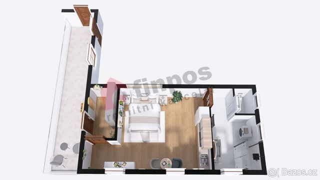 Prodej apartmánového bytu 2kk v Robči, oblast Kokořínsko-Pod, okres Litoměřice