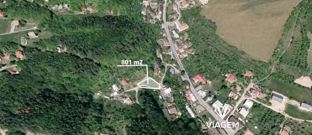 Stavební - bydlení 801 m², okres Zlín