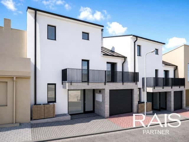 Mezonetový byt 3+KK /3+1 s terasou 106m2, zahradou a parková, Brno venkov, okres Brno-venkov