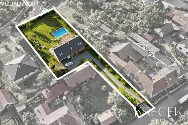 Velký stavební pozemek 1792 m² - Kaly u Tišnova, Brno venkov, okres Brno-venkov