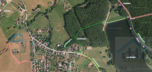 Pronajmu pozemek o výměře 2699 m2 v k.ú. Chaloupky okr. Bero, okres Beroun