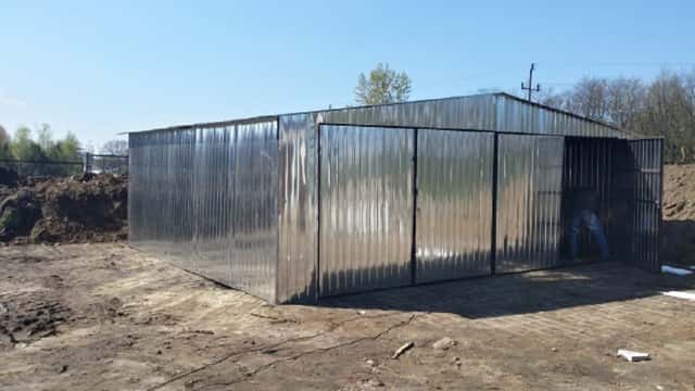 PLECHOVÁ GARÁŽ 7 x 6m, okres Přerov