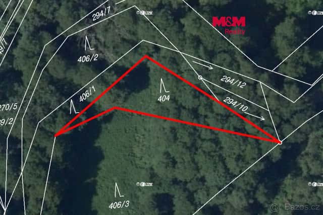 Prodej lesa, 491 m², Bohouňovice I, okres Kolín