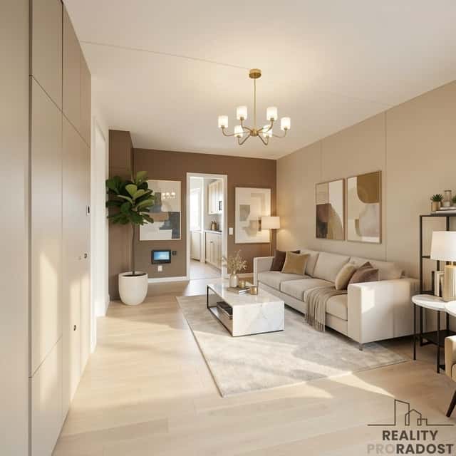 Prostorný vybavený byt 4+1 / L o podlahové ploše 92 m² s gar, Praha 5