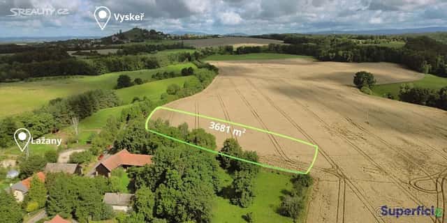 Prodej pole 3681 m² Vyskeř, okres Semily