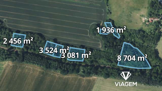 Les 6 306 m², okres Mladá Boleslav