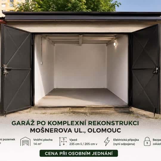 Prodej garáže Olomouc, okres Olomouc