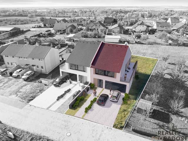 Prodej rodinného domu 4+kk, s garáží, pozemkem 608 m2, Medlo, Brno venkov, okres Brno-venkov