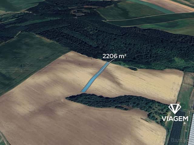 Pole 2 206 m², okres Hodonín
