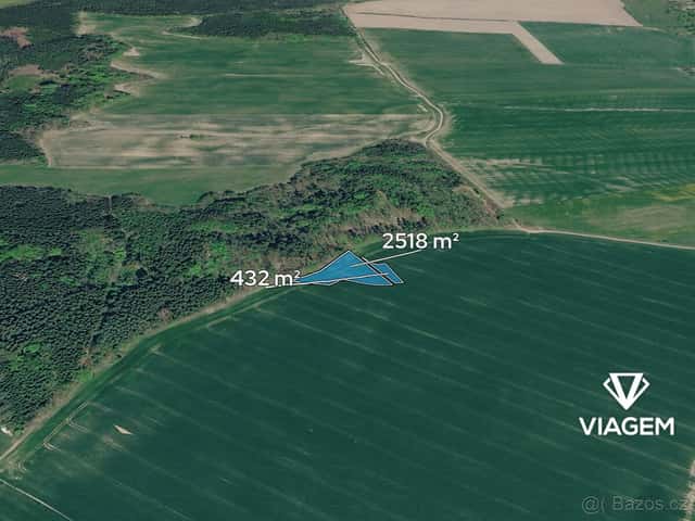 Pole 2 950 m², okres Rokycany