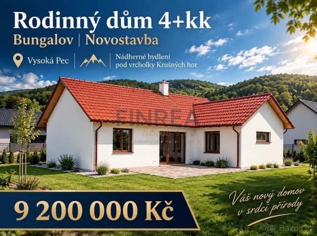 Prodej rodinného domu, 110 m2, Vysoká Pec, ul. Slunečné sady, okres Chomutov