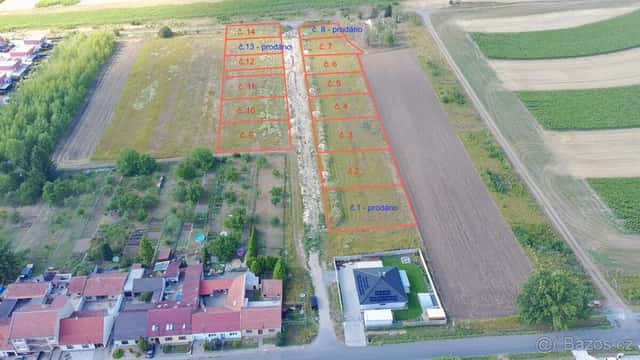 Stavební pozemky Otnice u Brna, okres Vyškov