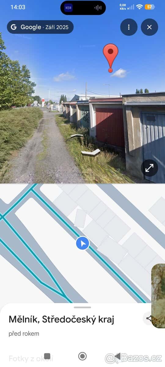 Garaž, okres Mělník