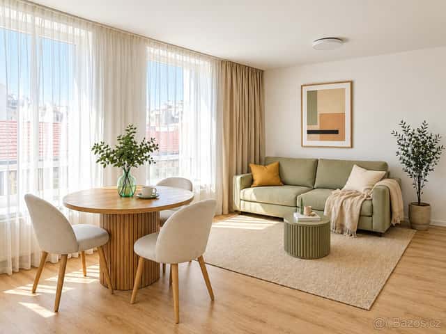 Byt 1+kk o ploše 26 m² po rekonstrukci, který se nachází ve, Praha 7