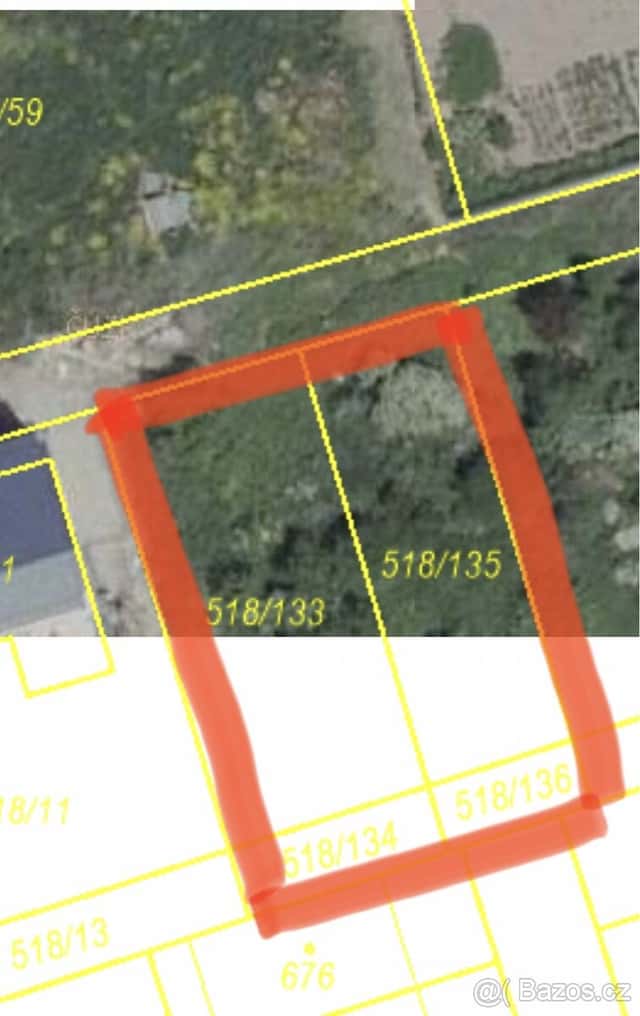 Prodej stavebního pozemku Hostivice cca 600m2, okres Praha-západ