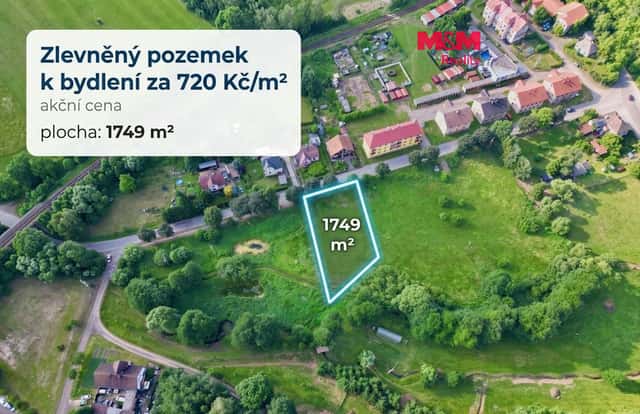 Prodej pozemku k bydlení, 1747 m², Meziměstí, ul. Tovární, okres Náchod
